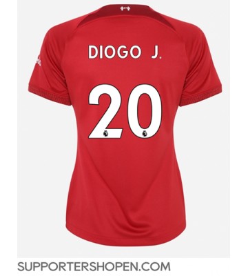 Liverpool Diogo Jota #20 Hemma Matchtröja Dam 2022-23 Kortärmad